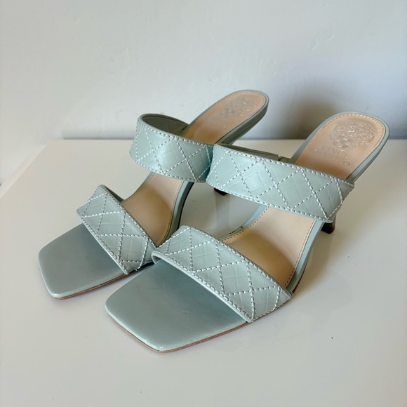 Vince Camuto Women’s Mint Green Presetta Heel Sandals - Picture 2 of 12
